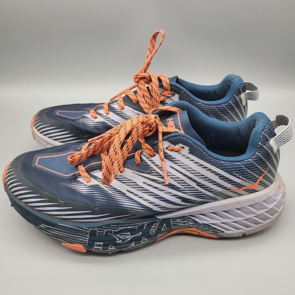 Hoka One One Speedgoat 4 Womens 8 Majolica Blue Trail Running Shoes 1106527 MBHH